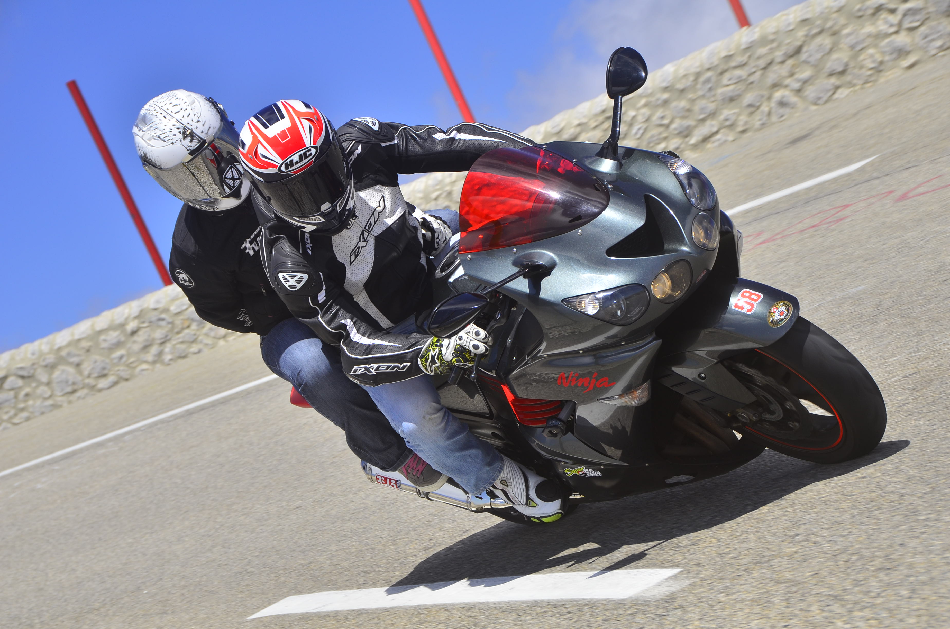 Photographe Mont Ventoux - Moto virage